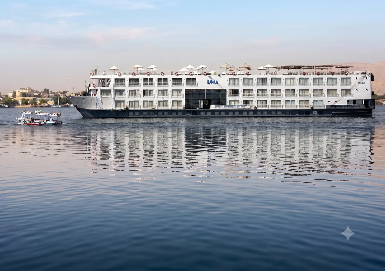 Exterior view of the Kahila Nile Cruise Nile cruise ship